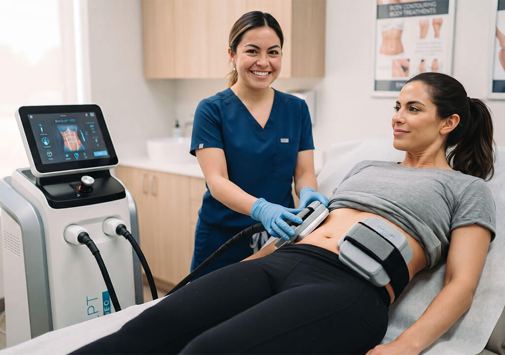 Body Sculpting with Emsculpt Neo at Sana Spa in Albuquerque, NM